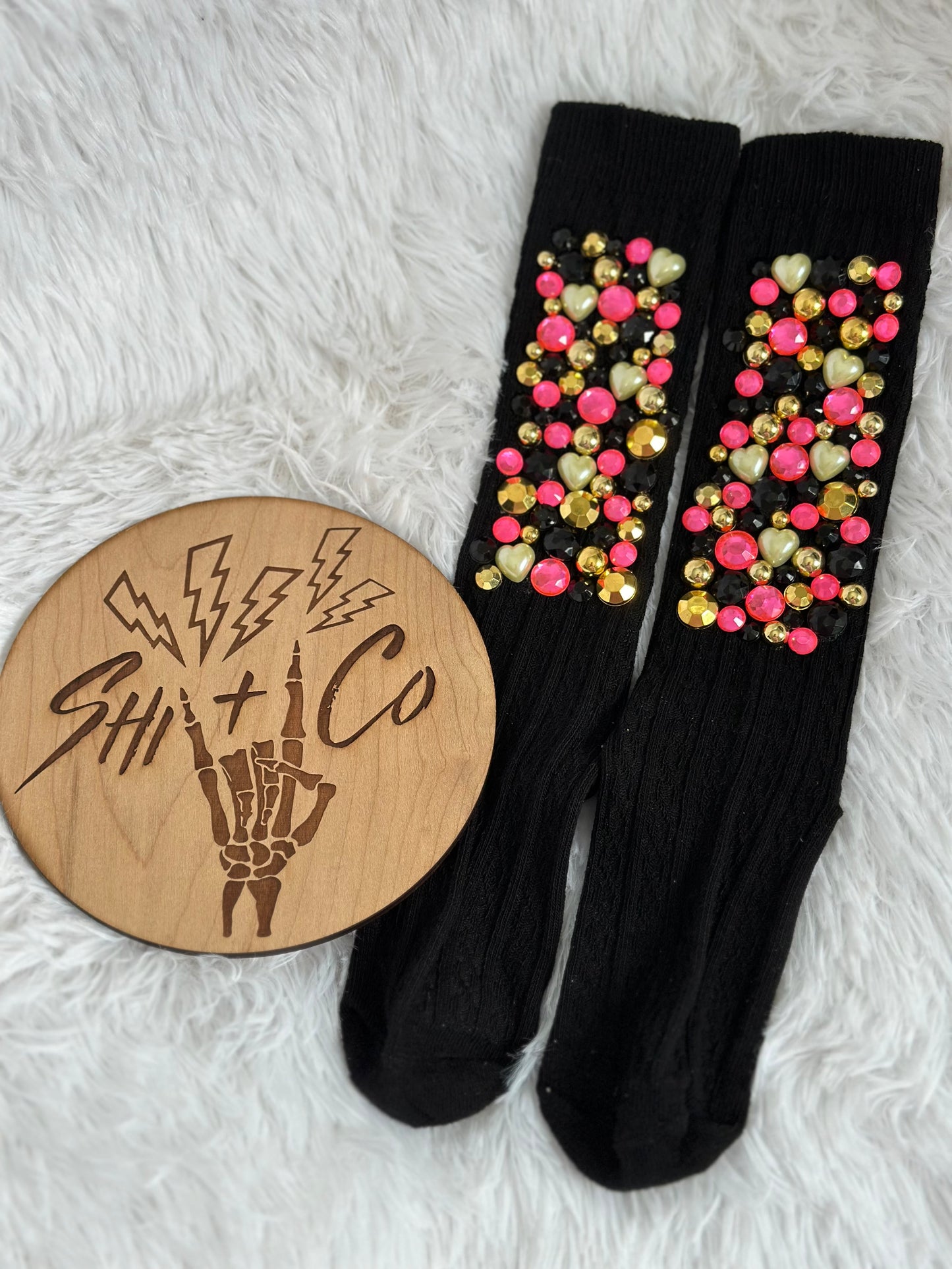 Bling Knee High Socks