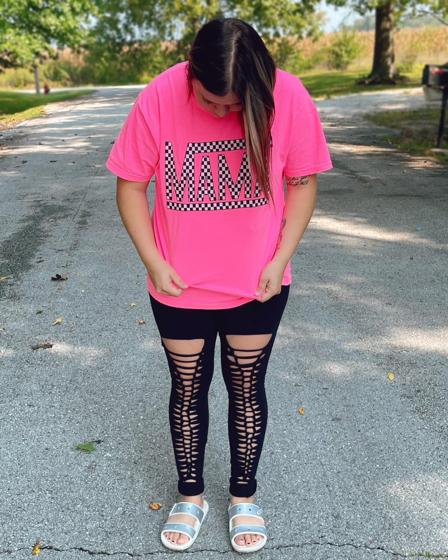 Adult Wide Braided Leggings