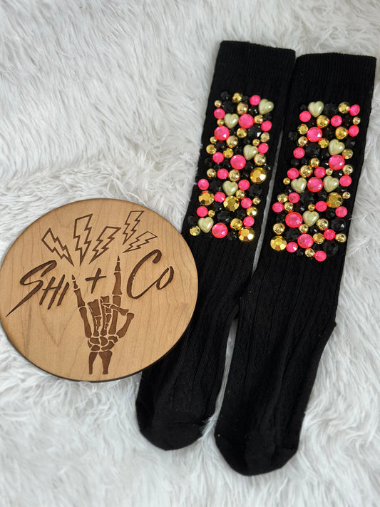 Bling Knee High Socks